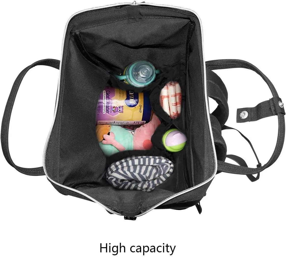 Diaper Bag Backpack Multifunction Maternity Baby Changing Bags Large Baby Bag Travel Back Houndstooth Pack