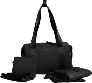Diaper Bag Tote - Premium Neoprene Baby Diaper Bag with Portable Changing Pad & Pouch - Lightweight and Water-Resistant Diaper Bags - 12 x 7 x 8 Inches