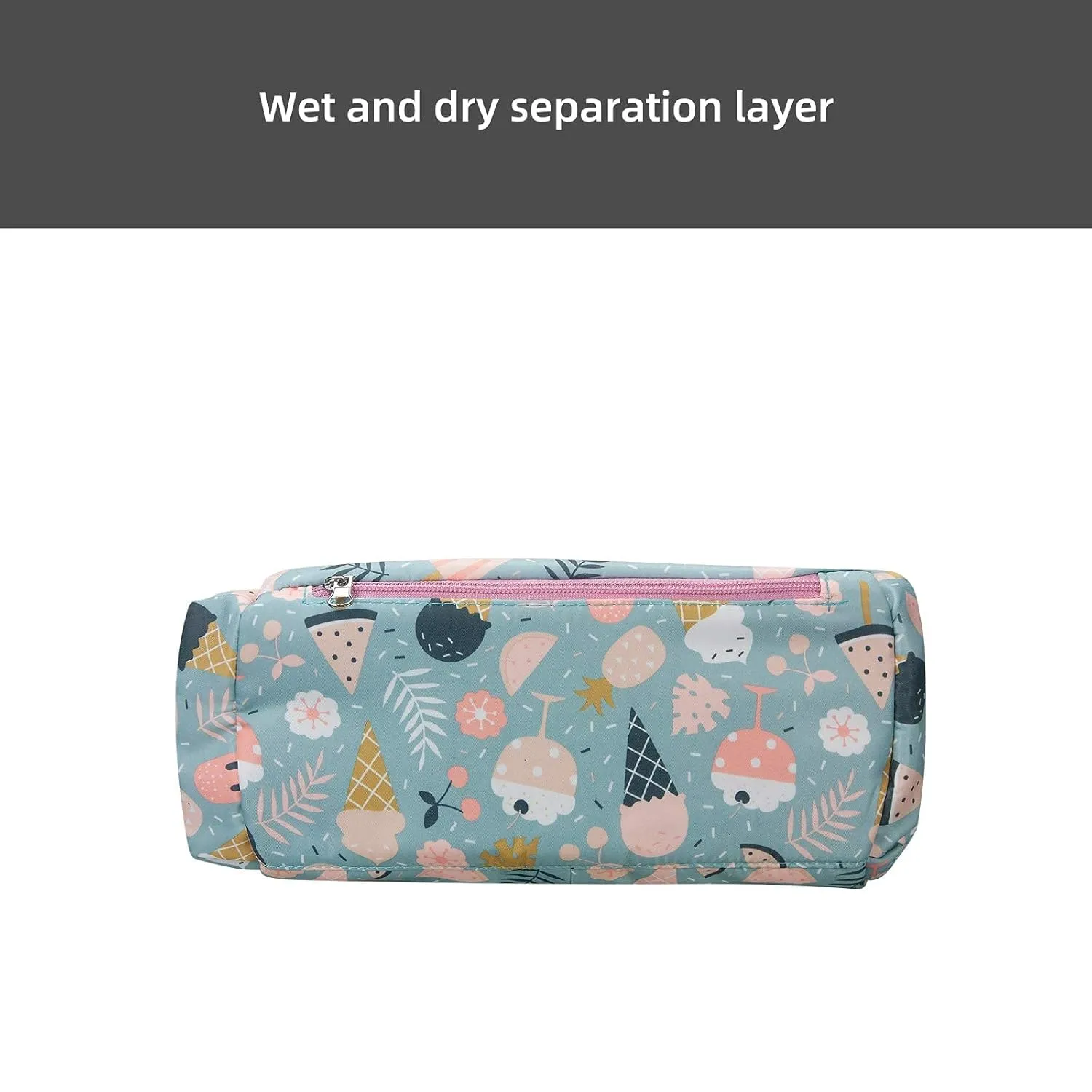 Diaper Bag Tote Satchel Waterproof Messenger Diaper Bags for Mom and Dad Multifunction Large Travel Tote Bags (Cartoon Dessert)