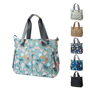 Diaper Bag Tote Satchel Waterproof Messenger Diaper Bags for Mom and Dad Multifunction Large Travel Tote Bags (Cartoon Dessert)