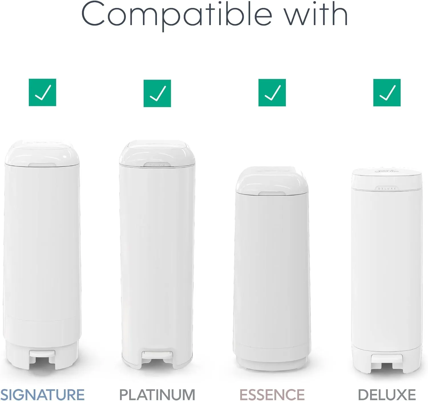Diaper Genie Easy Roll Refill | 30 Clean Laundry Scent Bags | 65% PCR Film | Fits Platinum, Signature & Deluxe