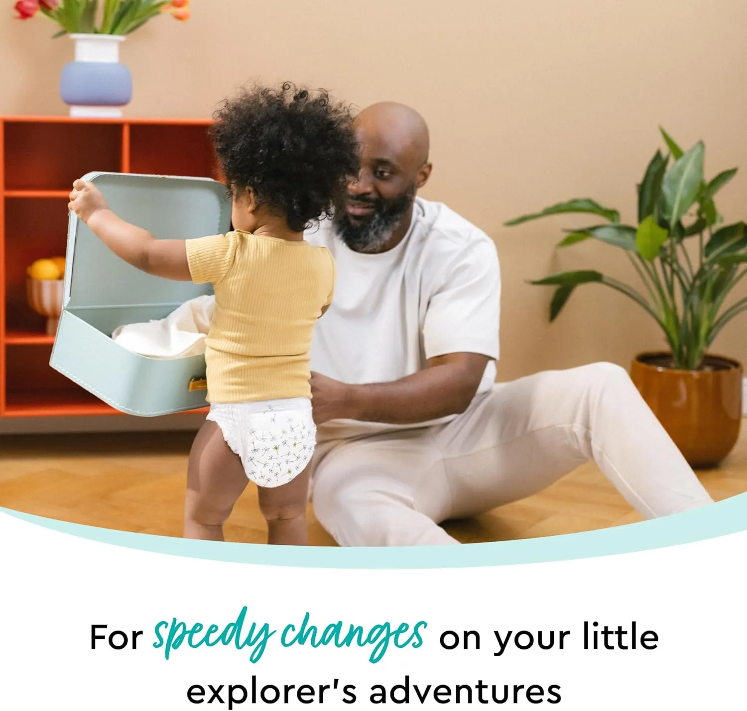 Diaper Pants Toddlers - Size 6 (33  lbs), Half-Monthly Supply (57 Count), Skin-Friendly, Ultrasoft, Chlorine-Free, Snug Fit & Absorbent Pull On Diapers