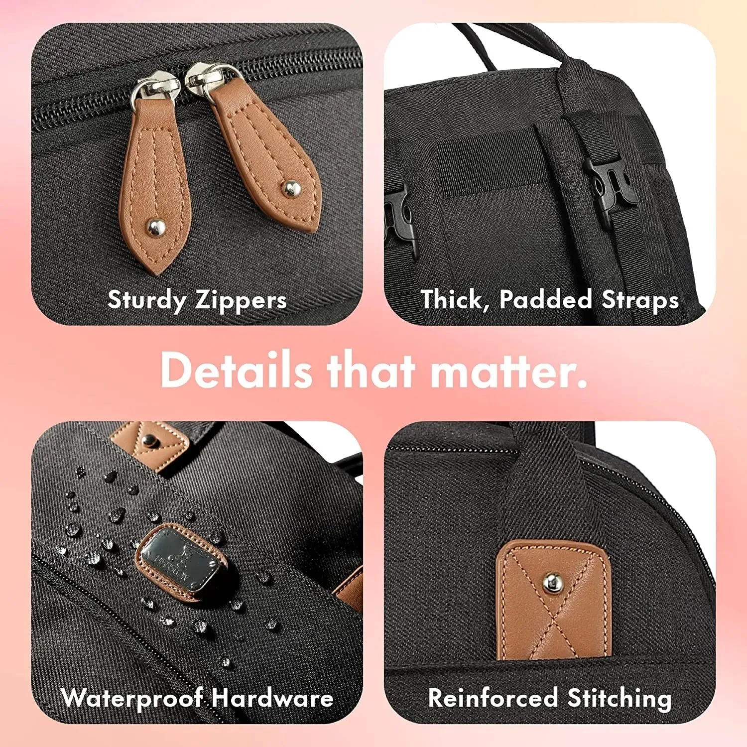Dikaslon Unisex Diaper Bag Backpack