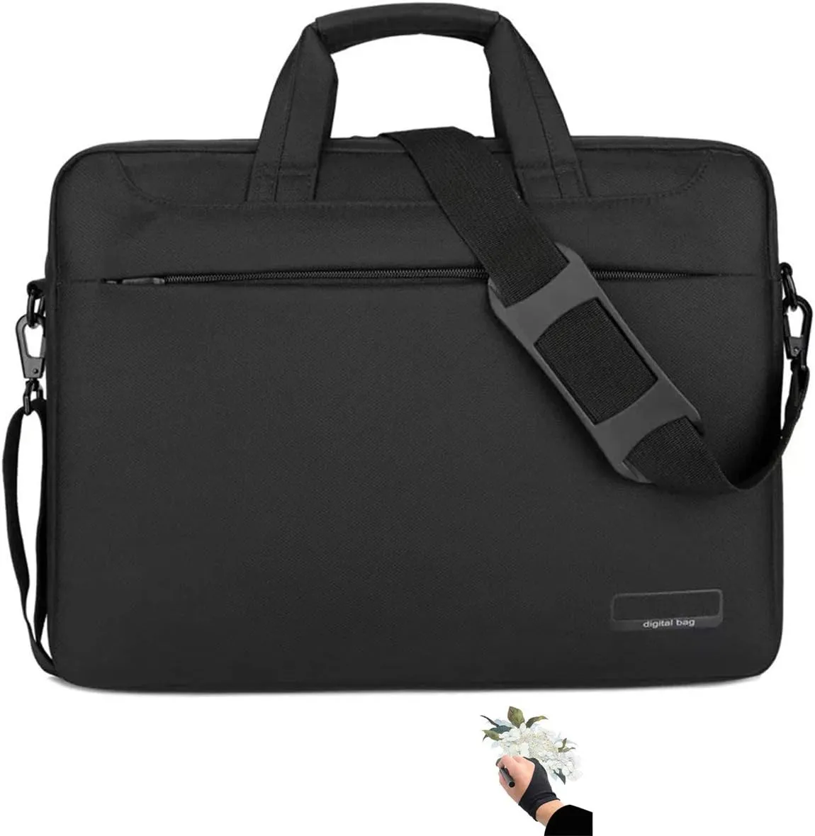 Drawing Tablet Case Bag for Wacom Cintiq 16, Huion Kamvas Pro 16 and XP-Pen Artist15.6 Pro, Innovator 16 Waterproof Protective Graphics Tablet Shoulder Bag