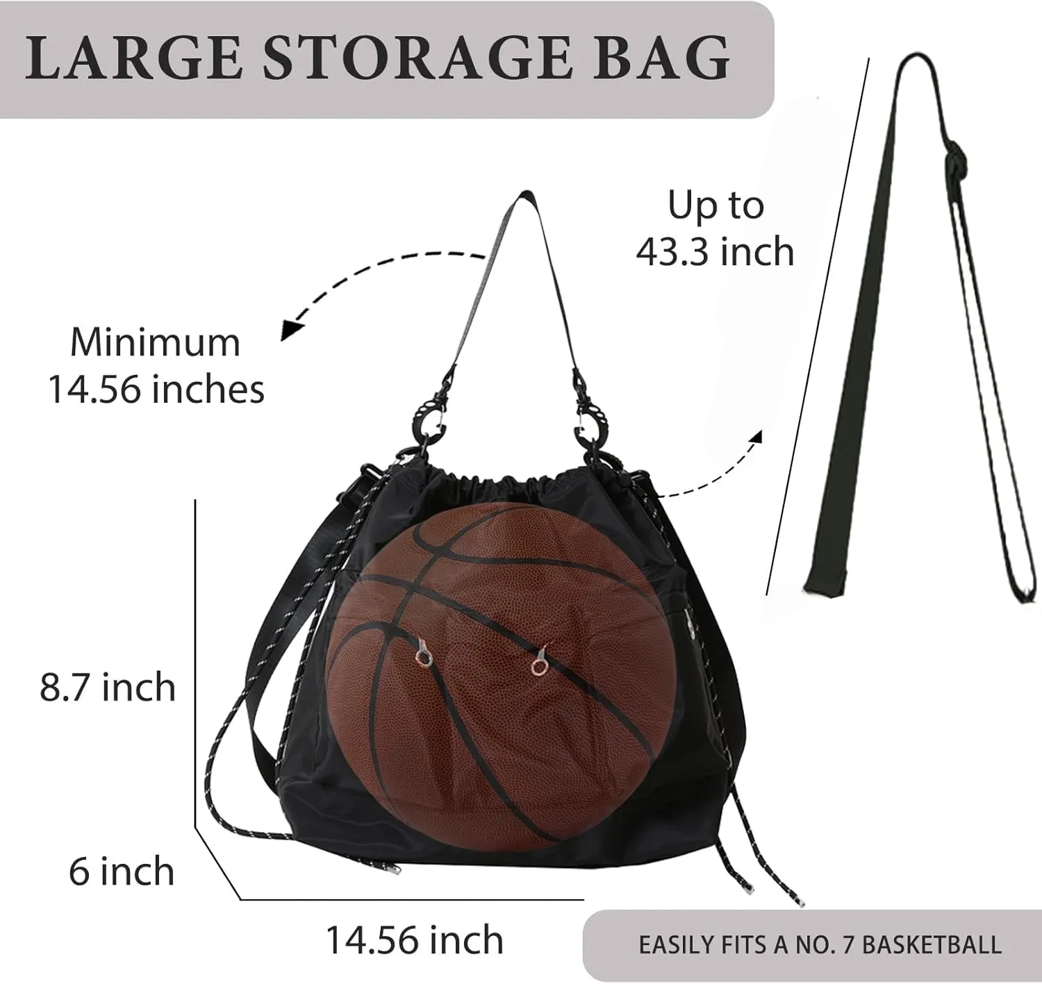 Drawstring Bucket Bag Nylon Crossbody Tote Bag Handbags for Women