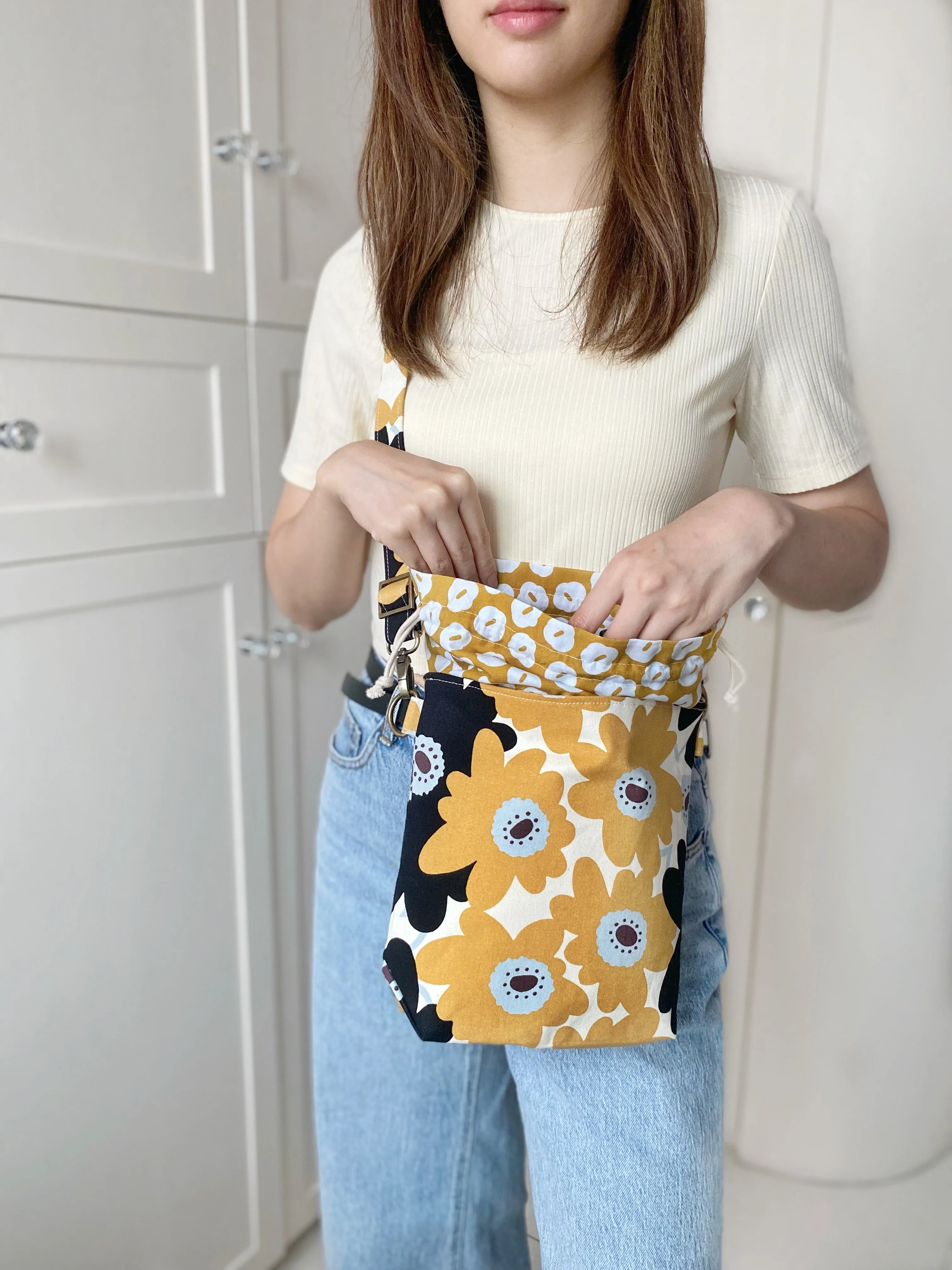 Drawstring Bucket Bag