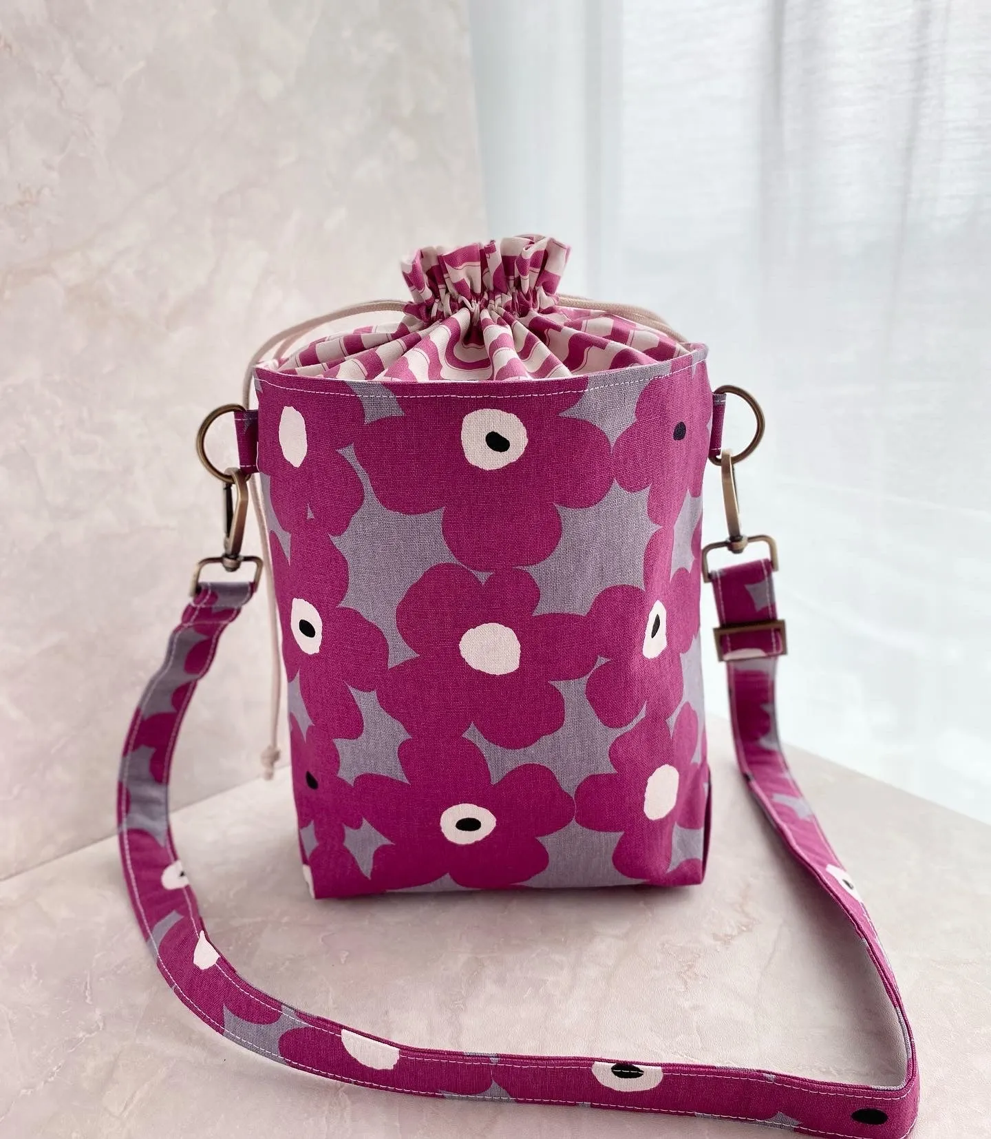 Drawstring Bucket Bag