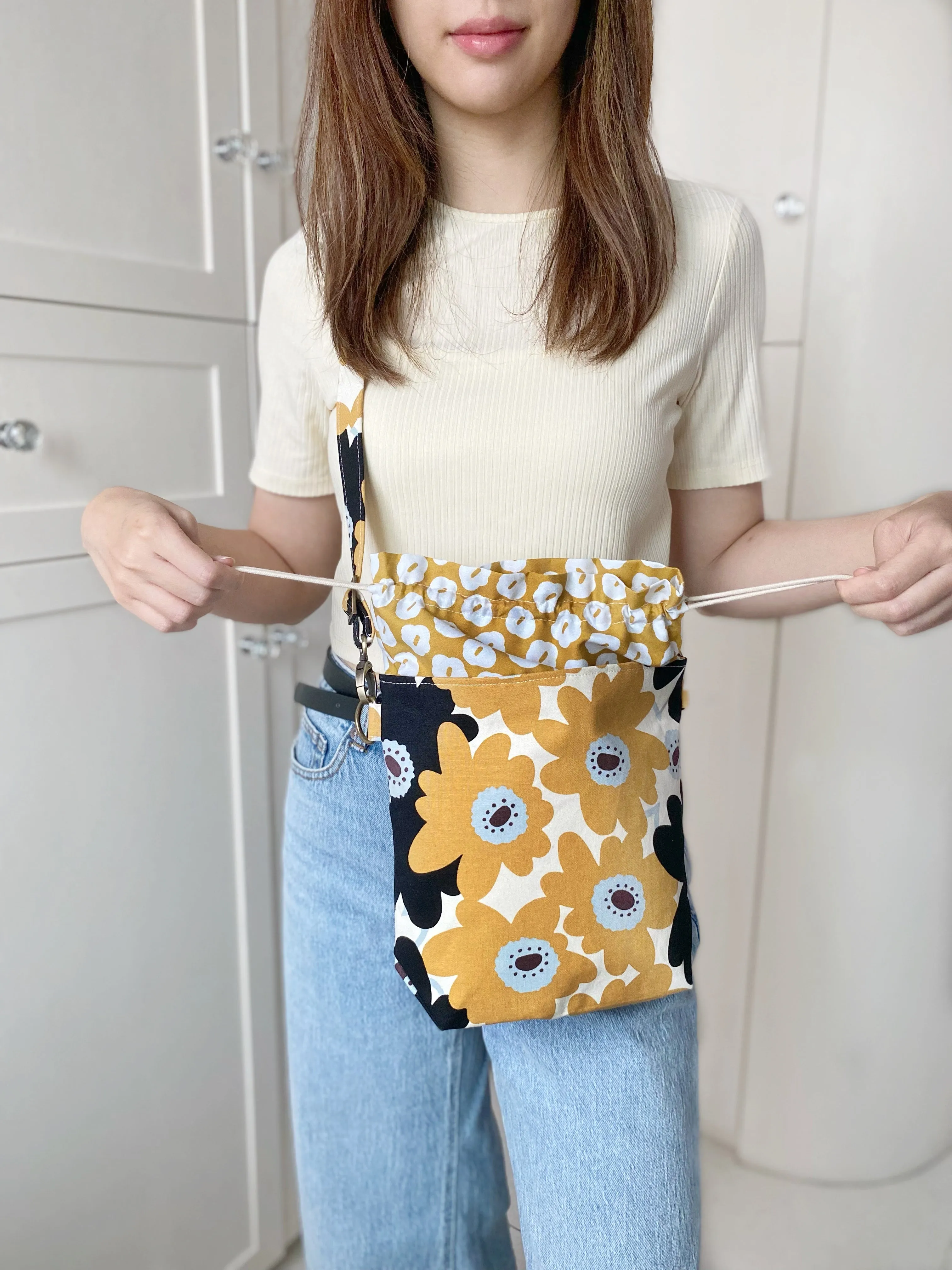 Drawstring Bucket Bag