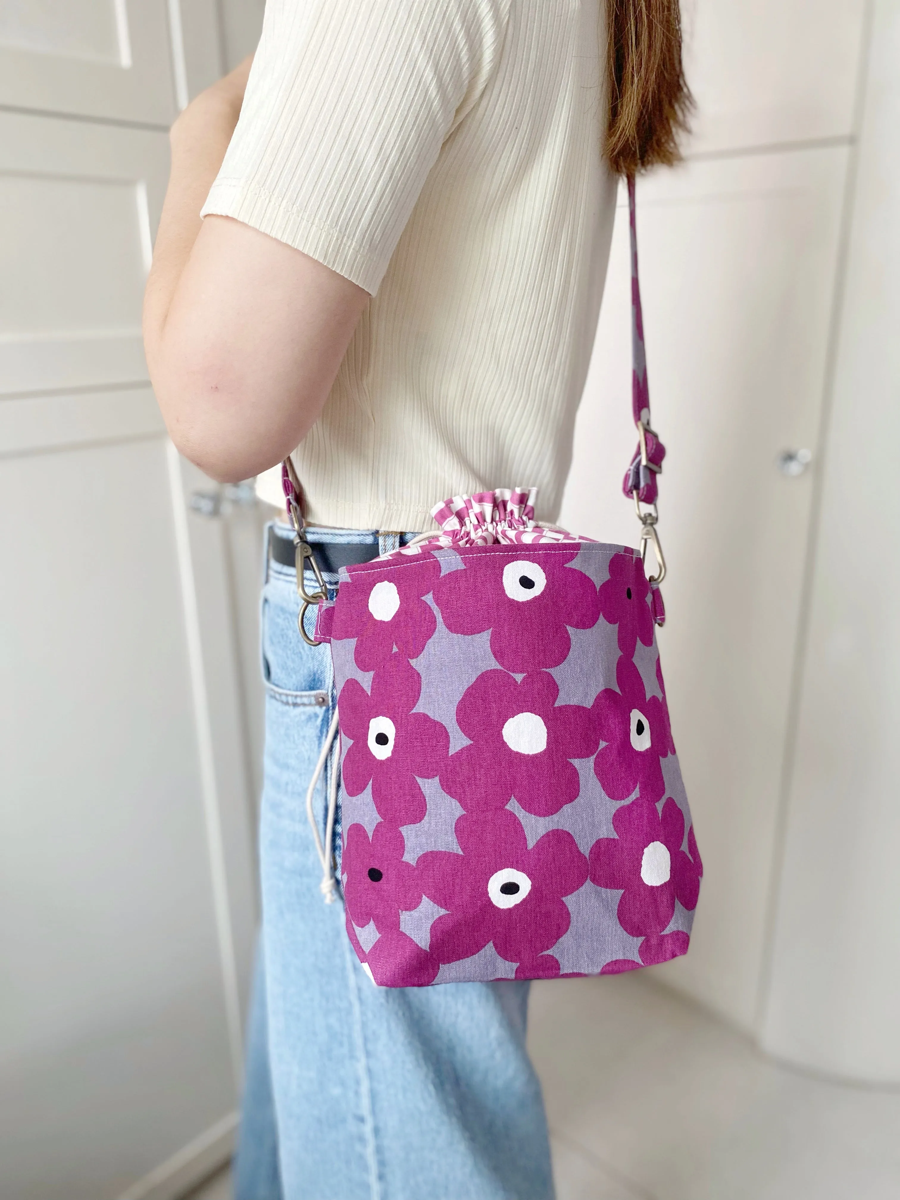 Drawstring Bucket Bag