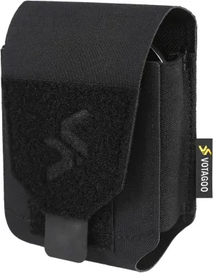 Duty Handcuff Pouch – MOLLE Holster for Duty Belt or Vest, Fits ASP, Hinged, Chain & Rigid Handcuffs, Tactical Gear Cuff Holder for Law Enforcement, Military, Compatible with 2" Belts