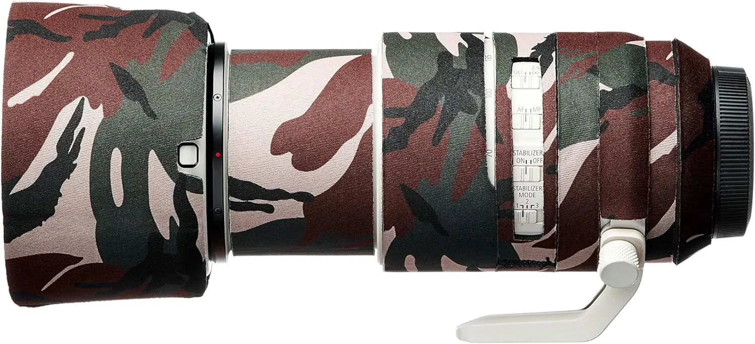 easyCover Lens Oak Neoprene Lens Protection Compatible with Canon RF 70-200mm F2.8L is USM (Green Camouflage)