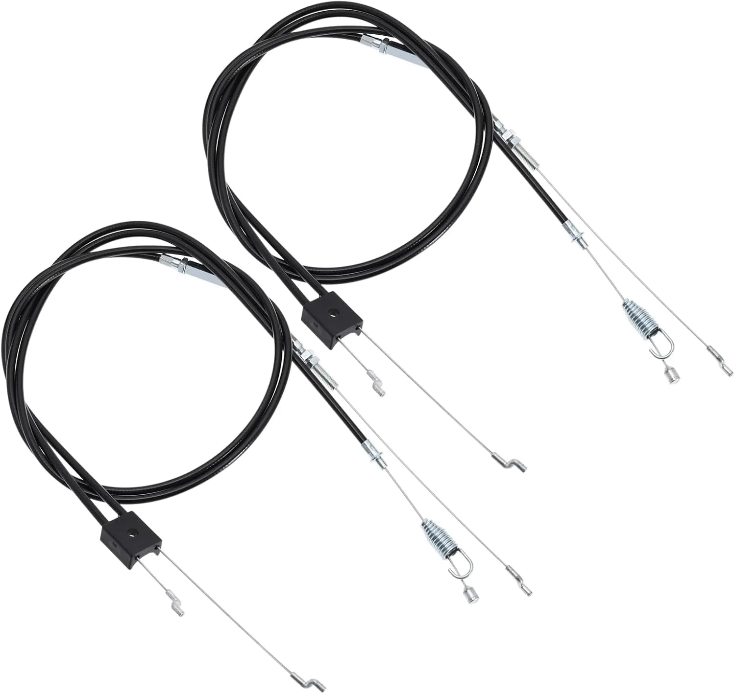 ECSiNG Lawn Mower Throttle Cable & Clutch Cable Compatible with Einhell Compatible with Hecht Lawn Mowers Accessories Control Pull Cable 1515mm & 1320mm Length