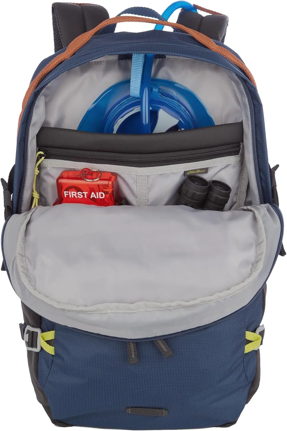Eddie Bauer Nomad Backpack | Daypack | Laptop| Travel | Hiking | Gym | Work | Commuting | Dusted Indigo | 28L