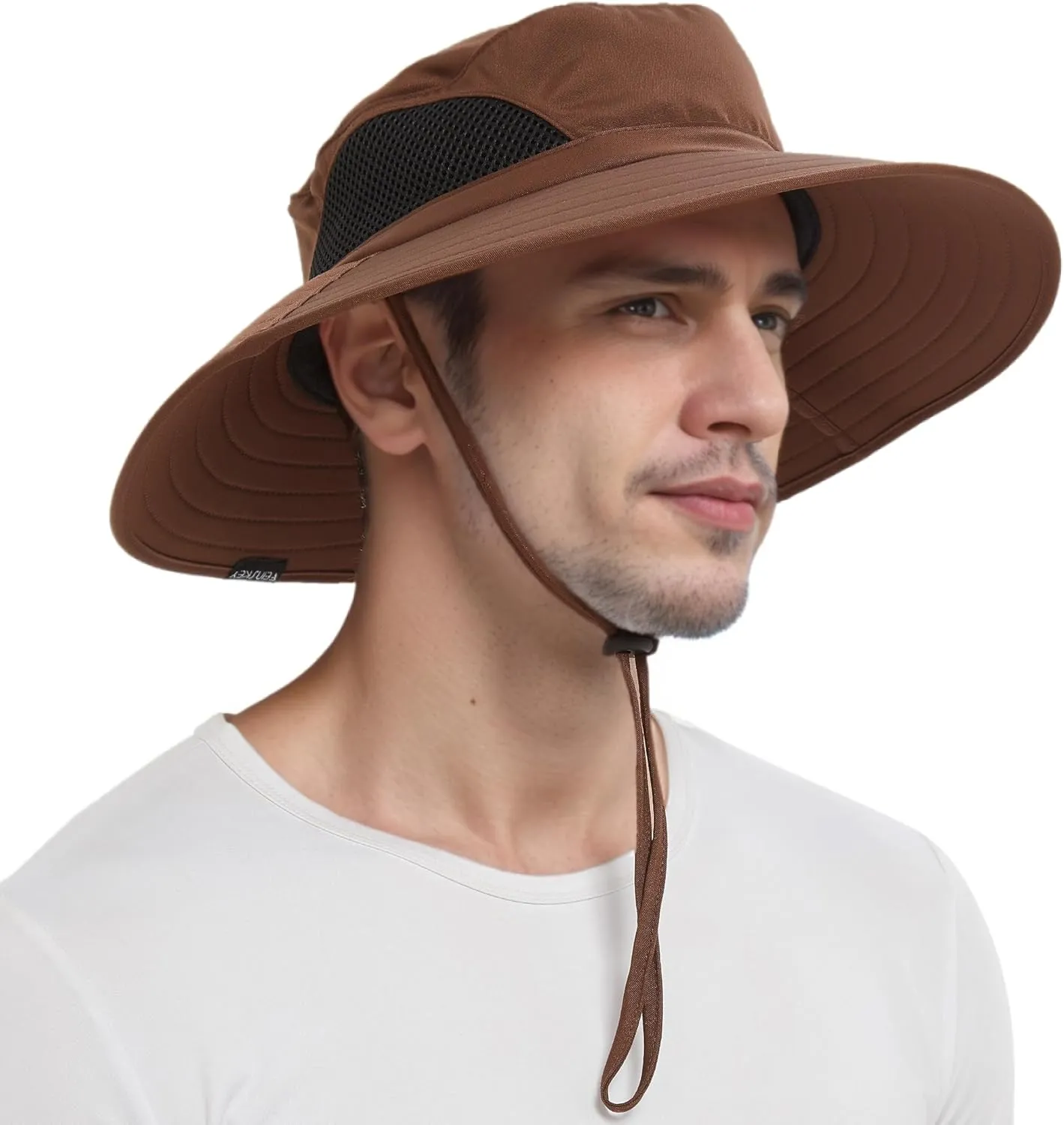 EINSKEY Wide Brim Sun Hat, UPF 50  UV Protection Waterproof Packable Bucket Hat for Men & Women, Fishing Hiking Beach Garden