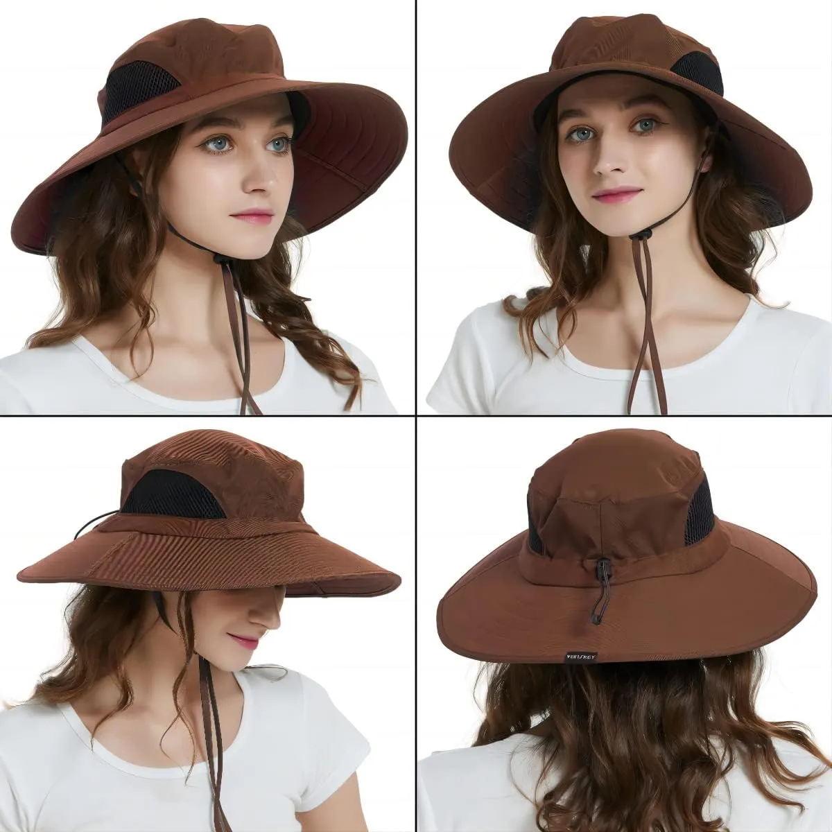 EINSKEY Wide Brim Sun Hat, UPF 50  UV Protection Waterproof Packable Bucket Hat for Men & Women, Fishing Hiking Beach Garden