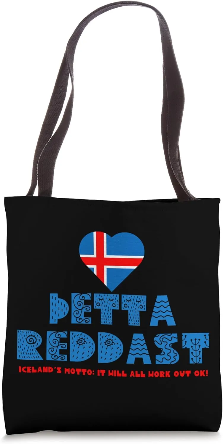Þetta Thetta Petta Reddast Icelandic Motto - Tops & Clothing Tote Bag