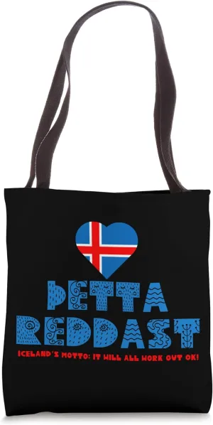 Þetta Thetta Petta Reddast Icelandic Motto - Tops & Clothing Tote Bag