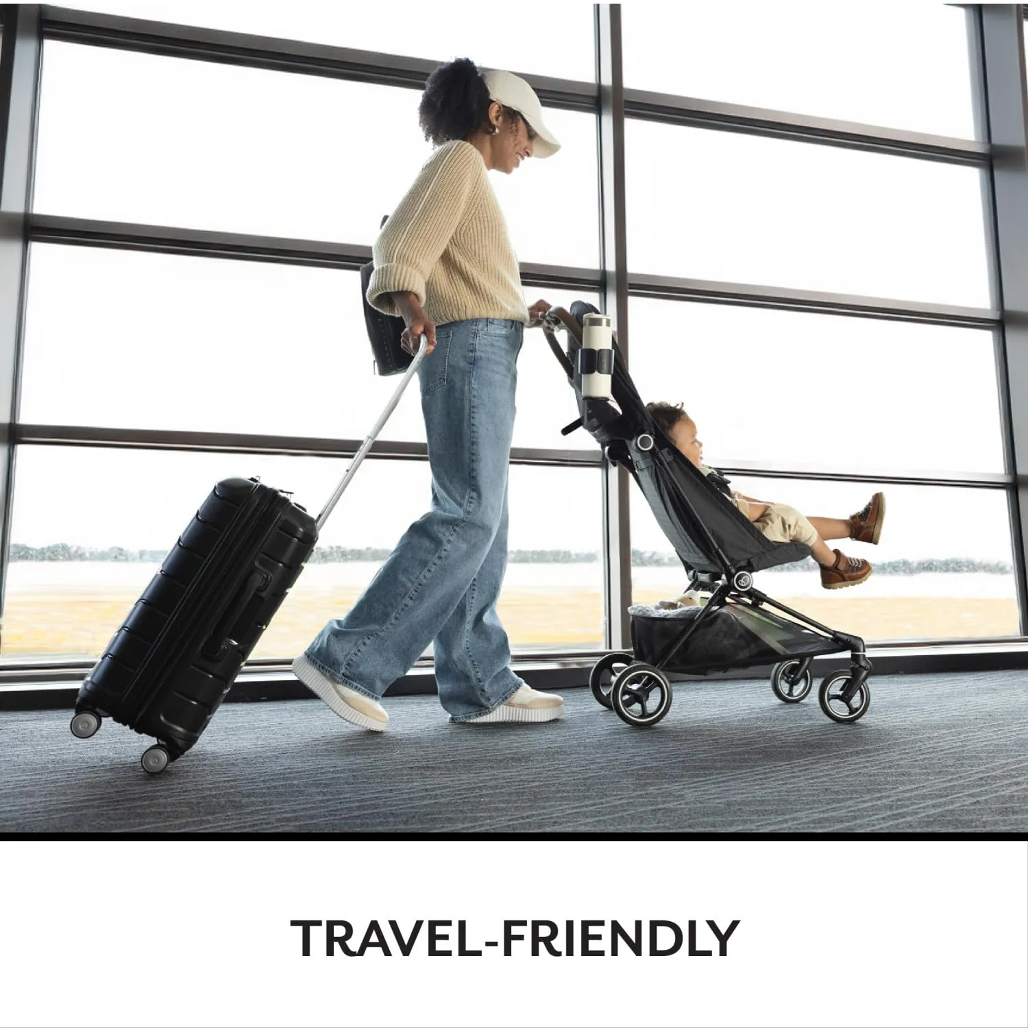 Evenflo Hummingbird Ultra-Lightweight Carbon Fiber Stroller (Calypte Pink)