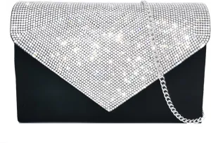 Evening Bags Women Clutch Purse Small Cute Classic Envelop Crossbody Handbag for Formal Wedding Party with Detachable Chain