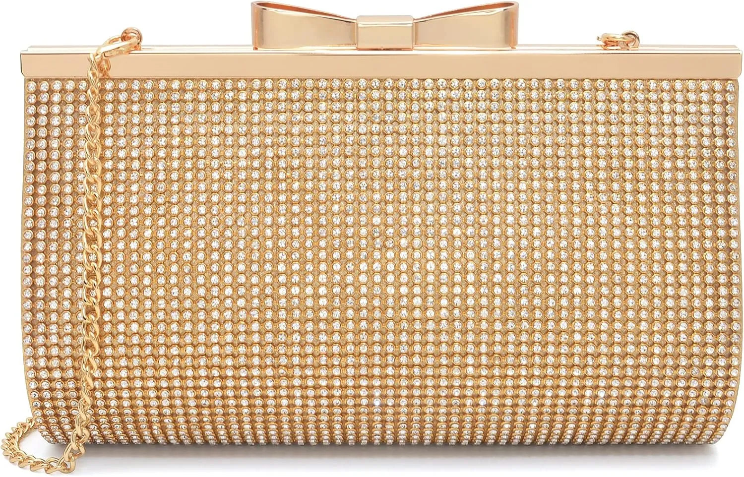 Evening Clutch Bag Cocktail Prom Sparkly Rhinestone Crystal Bride and Bridesmaid Wedding Party Formal Purses for Women