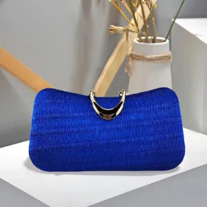 Exquisite Design Metallic Lock Evening Bag