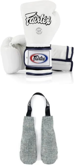 Fairtex BGV9 Boxing Gloves with Deodorizer Inserts | Mexican Style Glove for Hard Hitters   Odor & Moisture Absorber for Boxing, MMA, Muay Thai | Perfect Bundle for Clean & Durable Gear