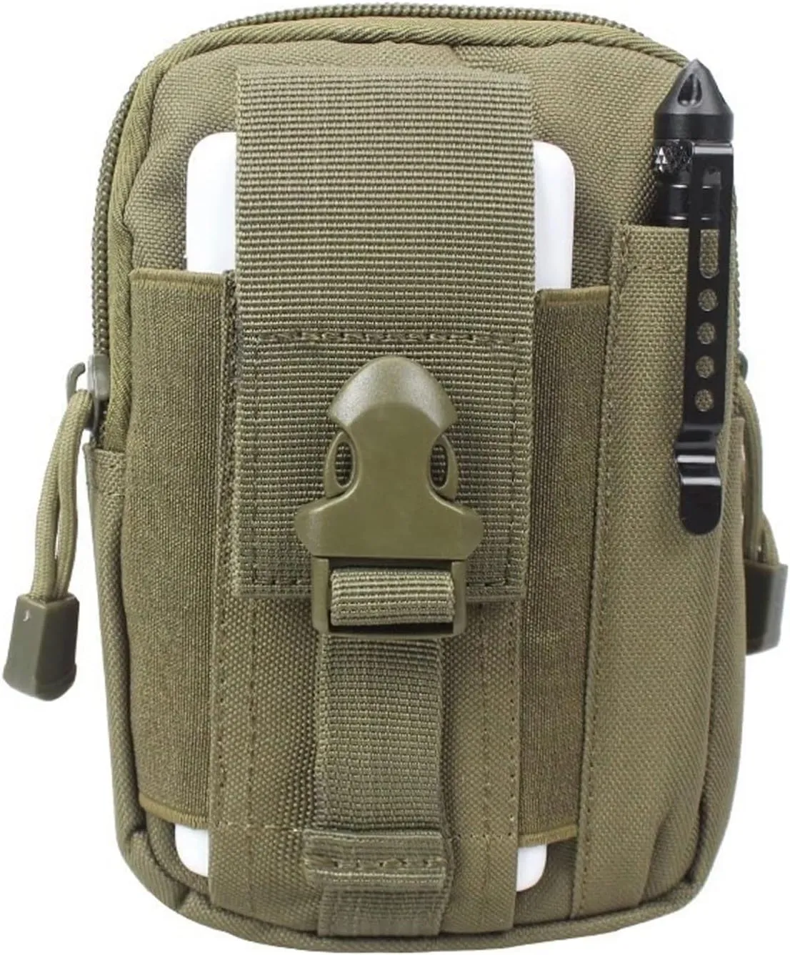 Fanny Pack Waist Pack Men's Casual Bag Travel Purse Waterproof Belt Zipper Tactical Outdoor Sport Fanny Multifunction Pack Phone Pocket (2)