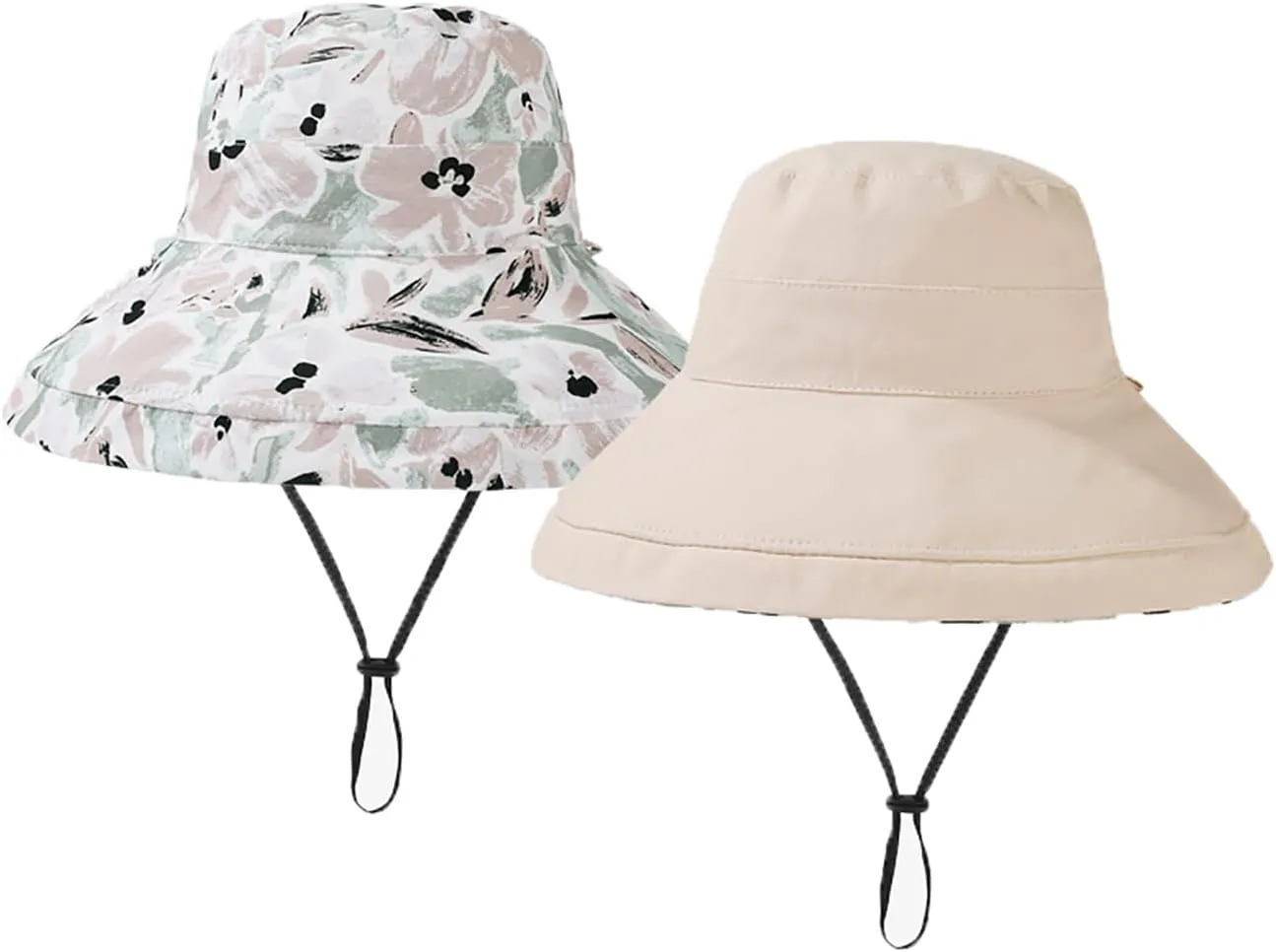 FaroDor Women's Reversible Bucket Hat UV Protection Packable Travel Cap Wide Brim Sun Hats