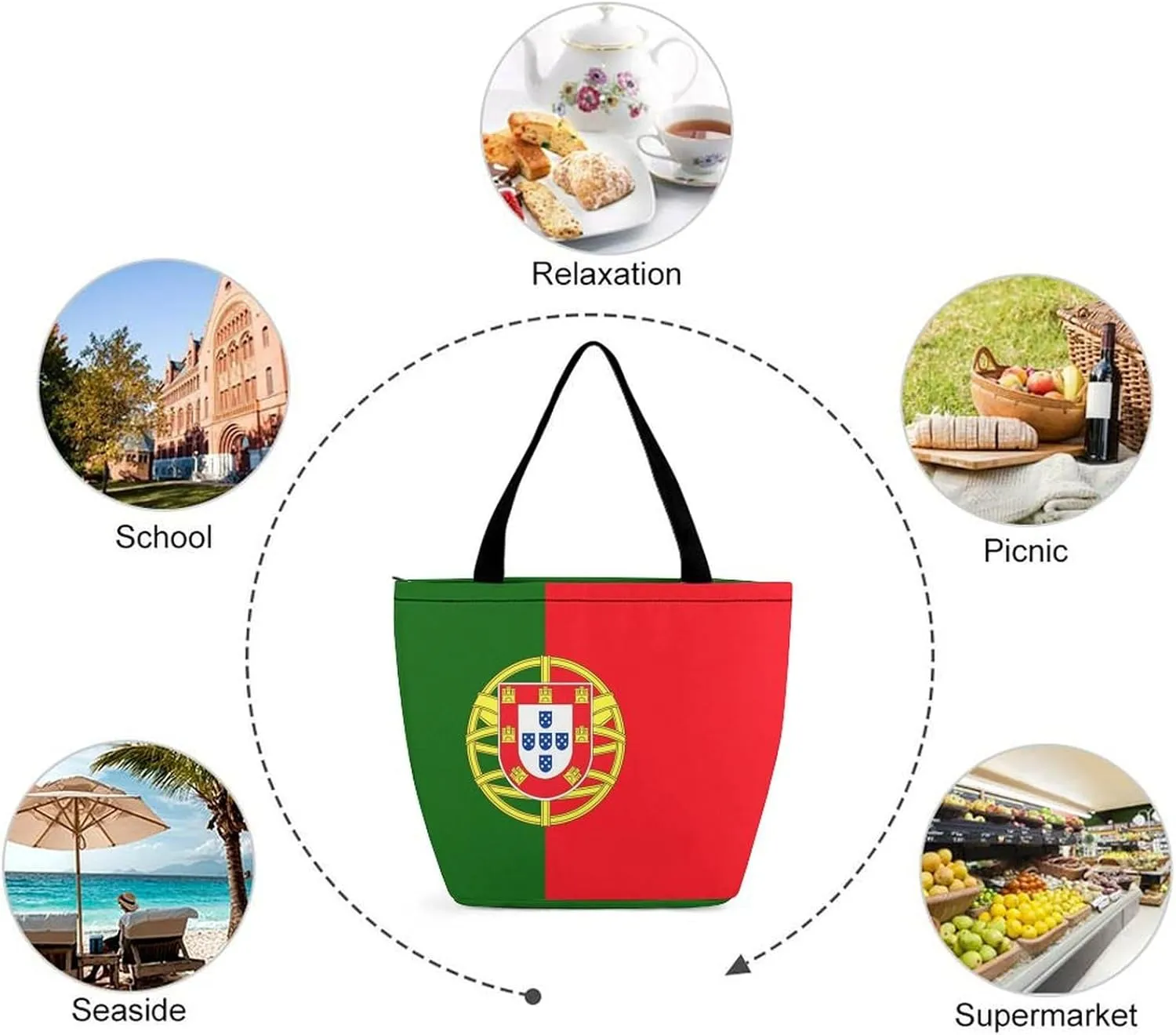 Fashion East Timor Flag Women's Tote Handbag Perfect for Work Travel and Leisure