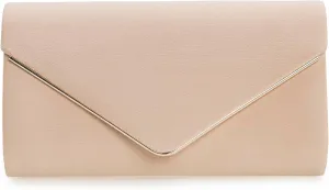 Faux Suede Evening Bag for Women New Classic Velvet Formal Clutch Purse for Prom/Wedding/Black-Tie Events