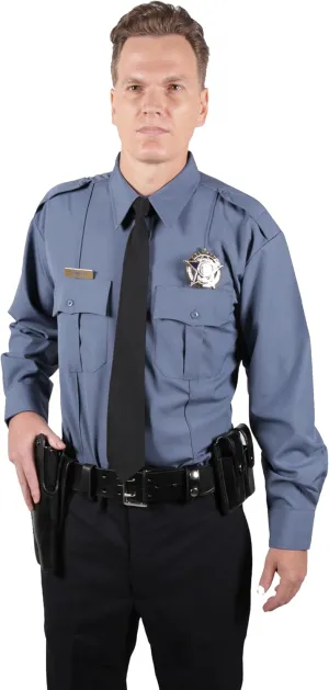 First Class Men's Poly Rayon Short Sleeve Uniform Shirts - Tactical Combat Work Utility and Safety Security Shirt