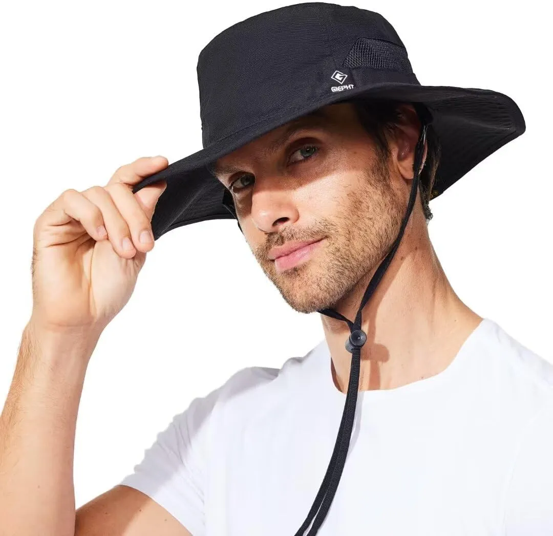 Fishing Hat for Mens Sun Hat Wide Brim Bucket Hat SPF UV Protection XL XXL Large Size Big Head Hiking Beach Safari