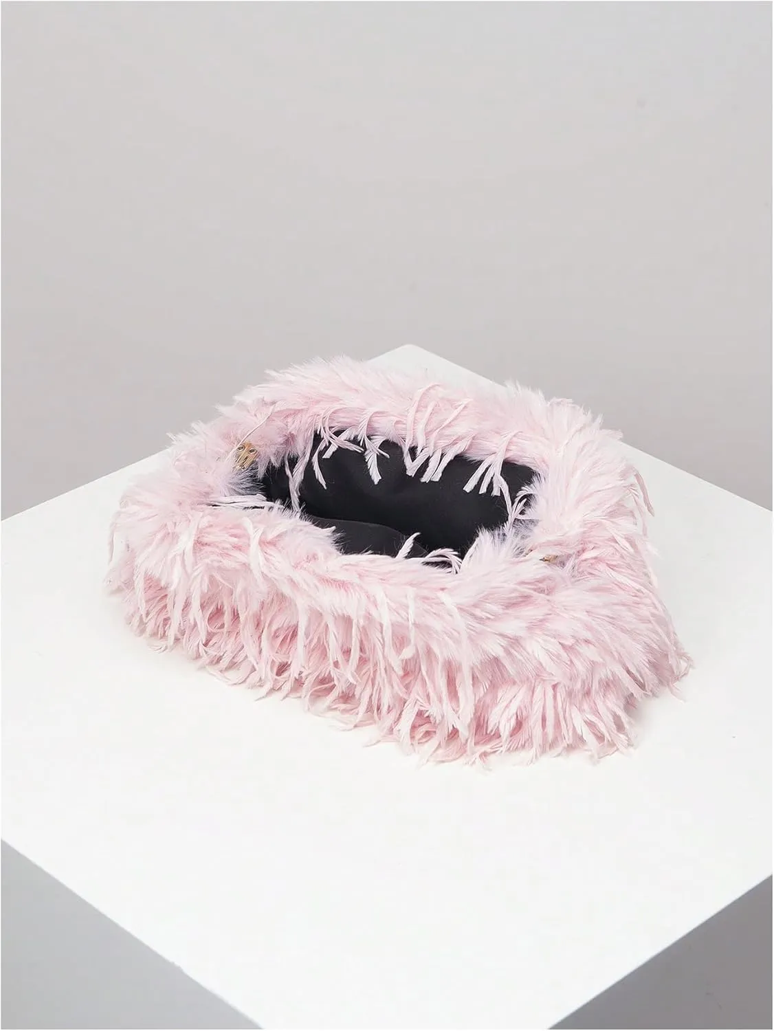 Floerns Women's Y2k Cloud Clutch Purse Plush Party Dumpling Evening Handbag