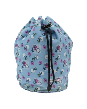 Floral Drawstring Bucket Bag 5BC111