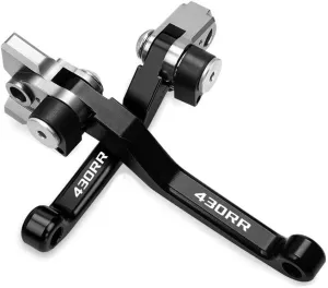 for BETA RR 430 4t 430RR 2015 2016 2017 2018 2019 2020 2021 Motocross Dirt Bike CNC Aluminum Brake Clutch Levers Foldable Lever Motorcycle Pivot Lever Motorcycle Hand Levers(Black)