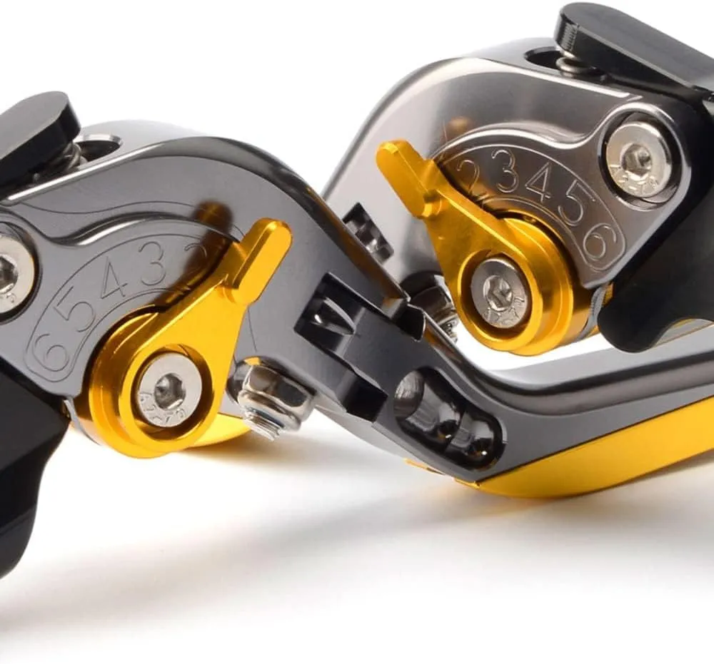 for CFMOTO Ibex 450 Ibex 800/ E/T/S Retractable Foldable Brake Lever Clutch Lever, CNC Aluminum Alloy Made (Titanium)