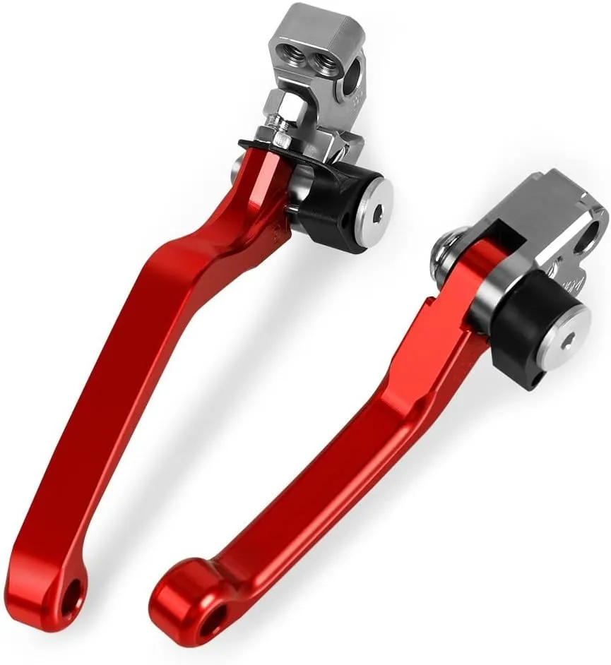 for Hon&da XR400 1996 1997 1998 1999 2000 2001 2002 2003 2004 Motocross Dirt Bike CNC Aluminum Brake Clutch Levers Foldable Lever Motorcycle Pivot Lever Lever (Color : Orange)
