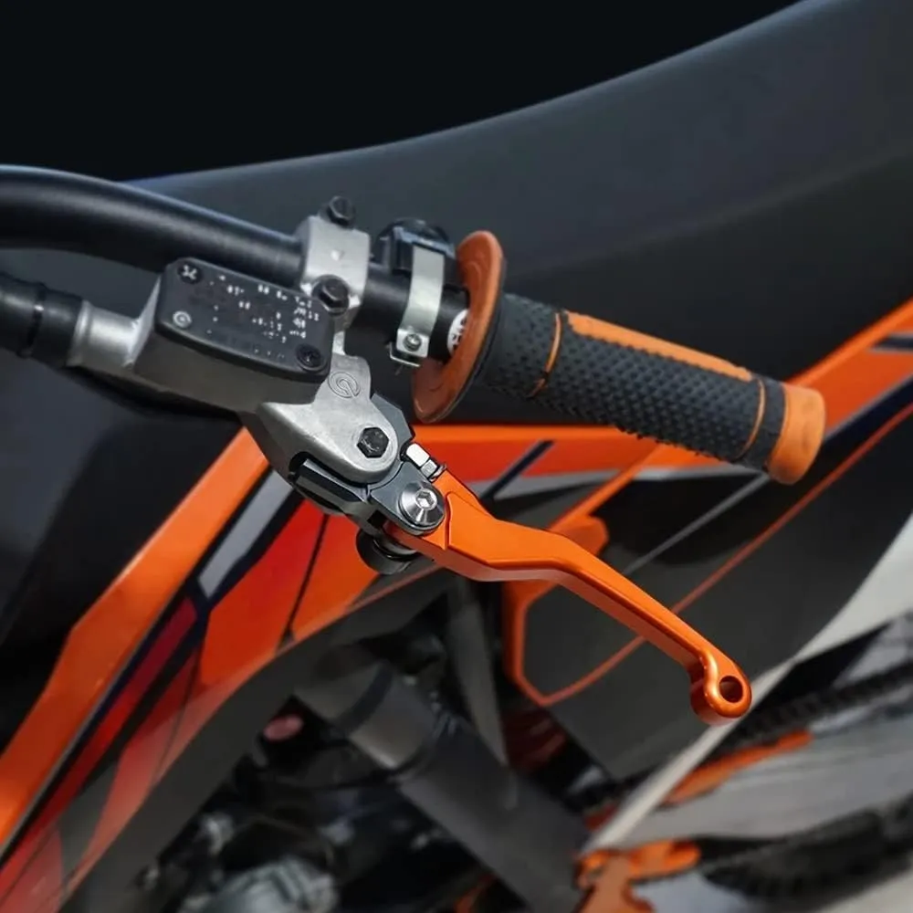 for Hon&da XR400 1996 1997 1998 1999 2000 2001 2002 2003 2004 Motocross Dirt Bike CNC Aluminum Brake Clutch Levers Foldable Lever Motorcycle Pivot Lever Lever (Color : Orange)