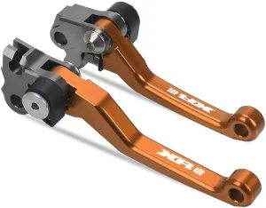 for Hon&da XR400 1996 1997 1998 1999 2000 2001 2002 2003 2004 Motocross Dirt Bike CNC Aluminum Brake Clutch Levers Foldable Lever Motorcycle Pivot Lever Lever (Color : Orange)