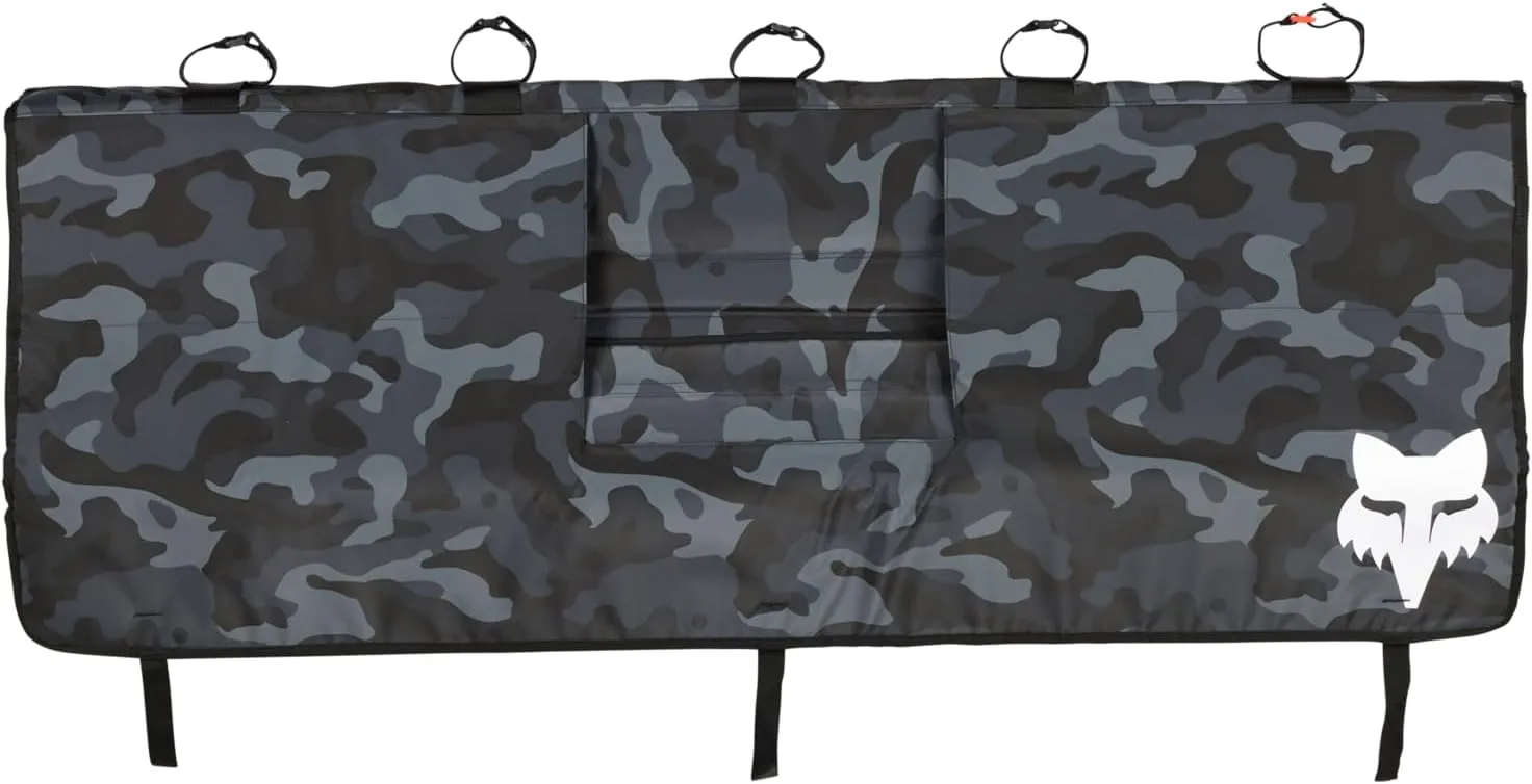 Fox Racing Premium Mountain Bike Tailgate Cover, Black Camo, Small