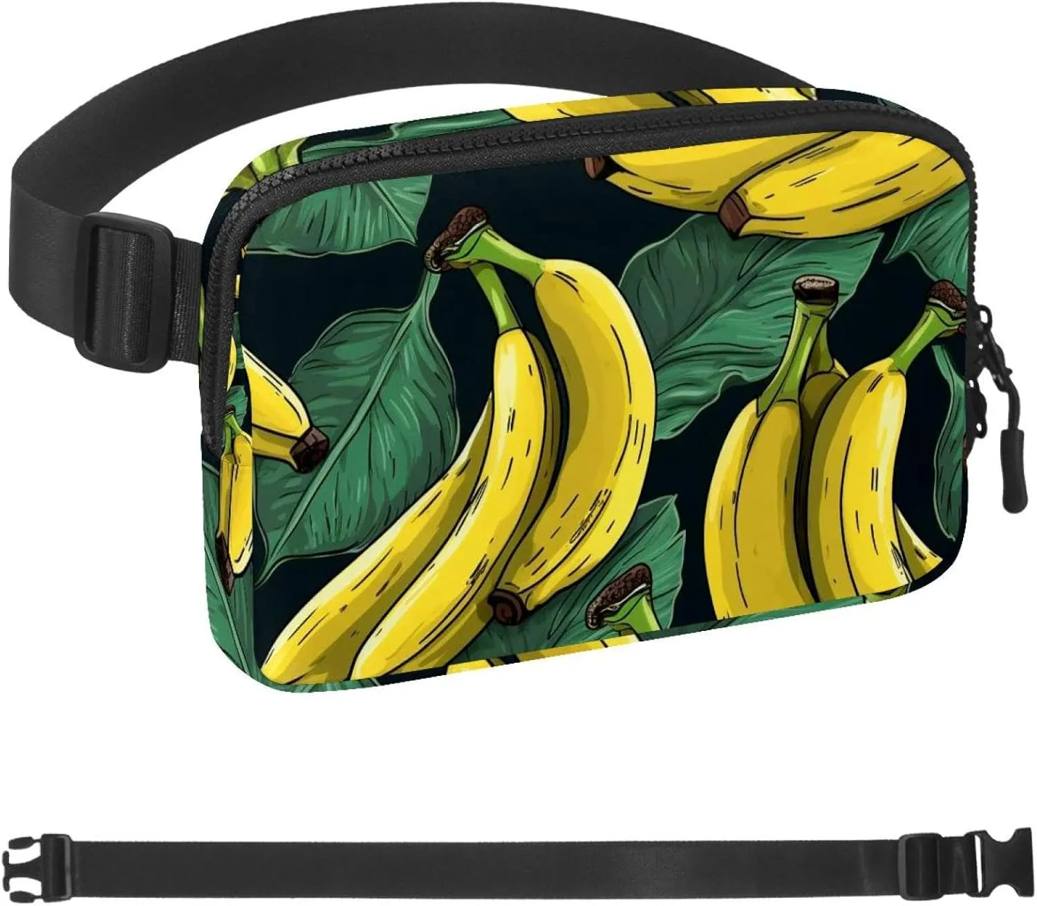 Fresh Bananas-584 Belt Bag for Men and Women Fanny Pack,Belt Bag with Adjustable Strap,Fashion Crossbody Everywhere Belt Bag for Travel Outdoors Running Hiking