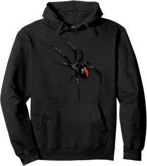 Fun and Scary looking Redback spider t-shirt for Halloween. Pullover Hoodie