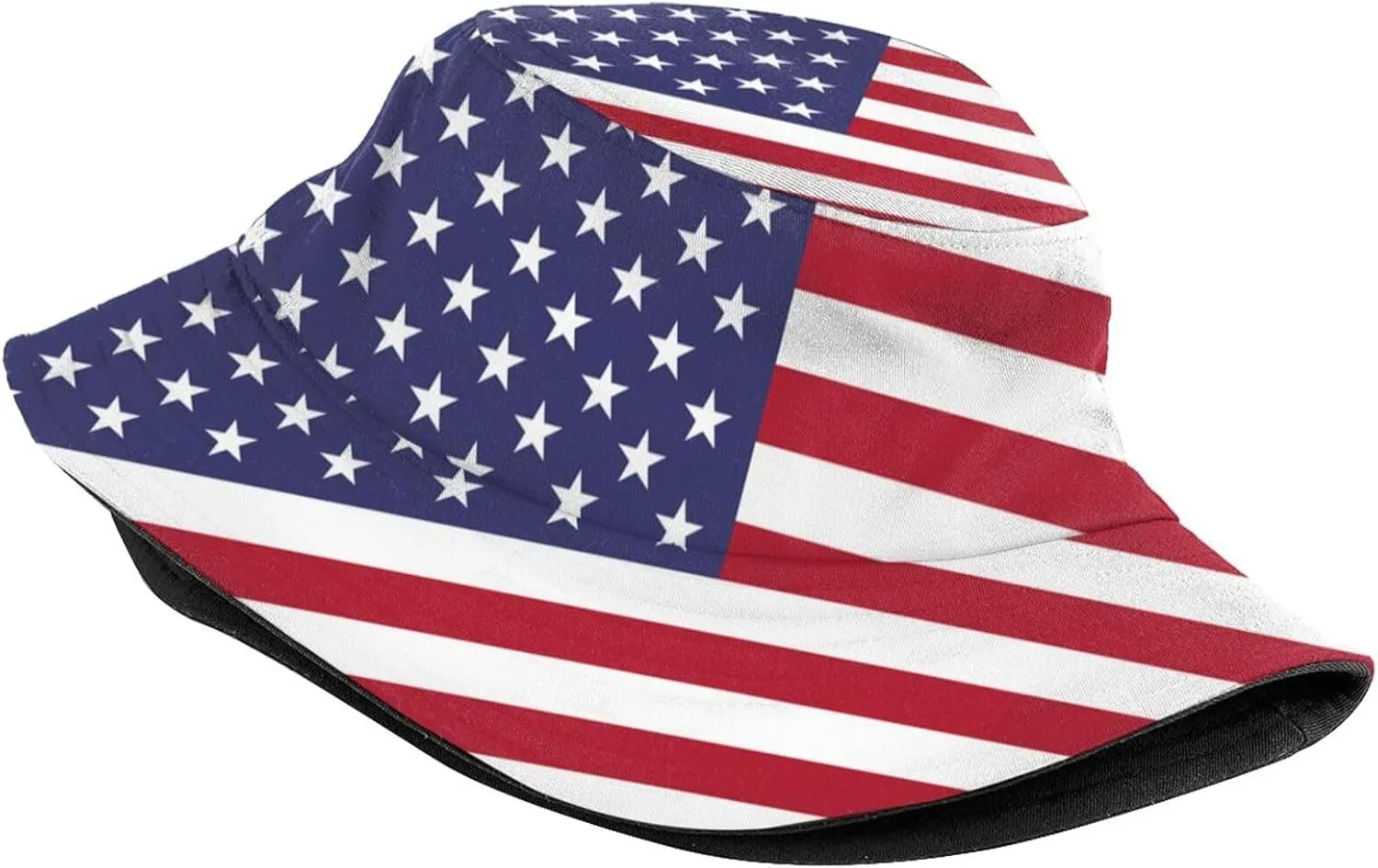 Funny Flag Bucket Hats Packable Travel Beach Sun Hat Wide Brim Fisherman Caps for Women Men