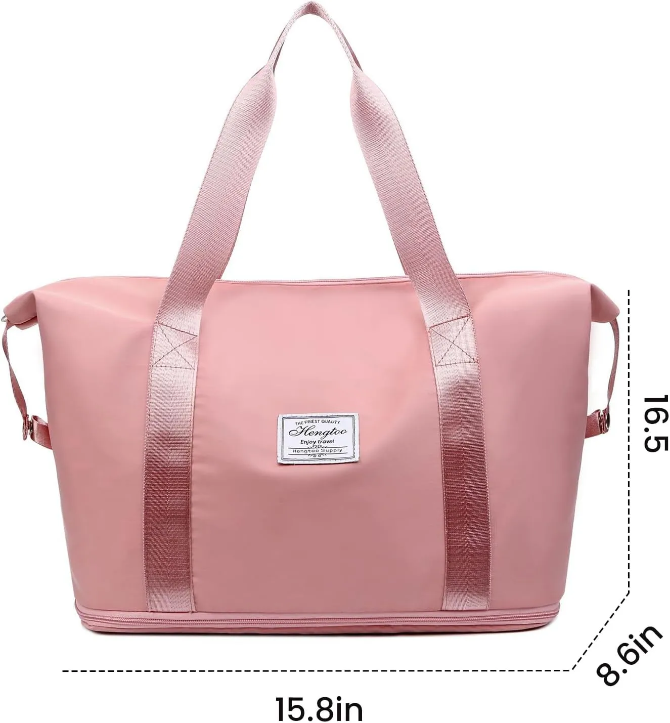 FUNSEED Tote Bag with Multiple Pockets, Weekender Travel Overnight Gym Bag, Work Shopping Handbag