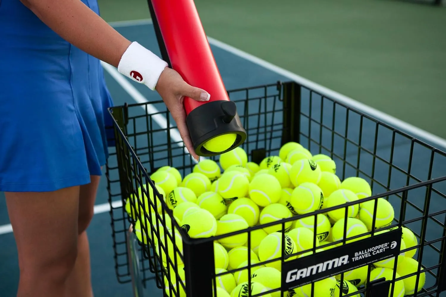 GAMMA Sports Pressureless Tennis Ball Bags, 12 Bag, 18 Bag, Yellow Tennis Balls, Multiple Colors, Practice, Court, Pet Toys, Colored Tennis Balls, Durable Construction