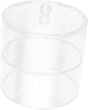 Gatuida Clear Jewelry Organizer Box Transparent Stackable Belt Case Hair Tie Holder Acrylic Design for Easy Access Display for Dressing Tables and Bedrooms