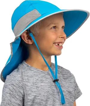 GearTOP Sun Hats for Kids UPF 50  Kids Sun Hat with Neck Flap Swim Hat for Boys & Girls