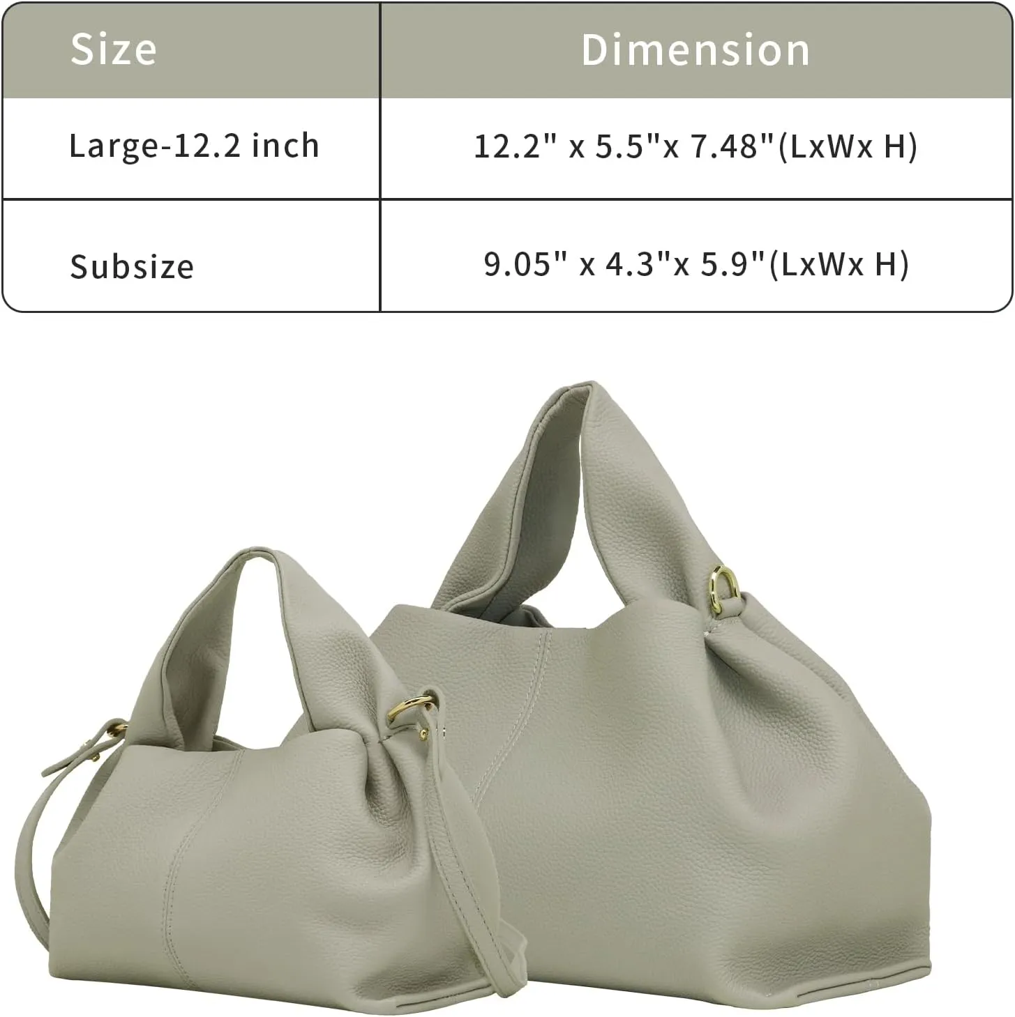 Genuine Leather Retro Shoulder Crossbody Bag for Women, Chic Dumpling Bag and Cute Cloud Handbag for Women