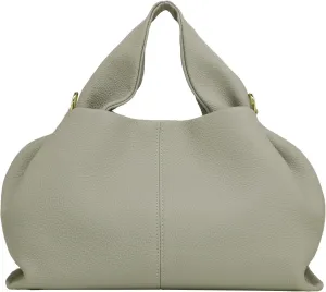 Genuine Leather Retro Shoulder Crossbody Bag for Women, Chic Dumpling Bag and Cute Cloud Handbag for Women