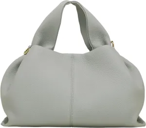 Genuine Leather Retro Shoulder Crossbody Bag for Women, Chic Dumpling Bag and Cute Cloud Handbag for Women